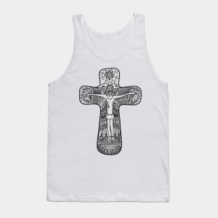 The Cross of the Lord and Savior Jesus Christ Tank Top